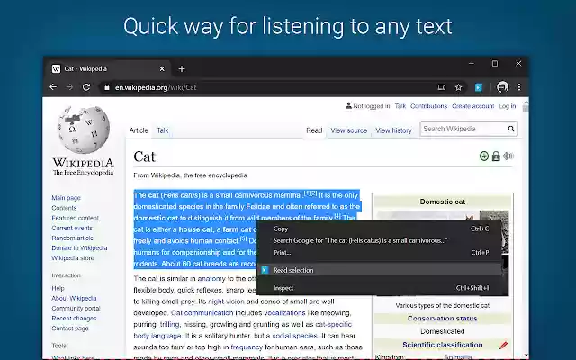 Read to Me  from Chrome web store to be run with OffiDocs Chromium online