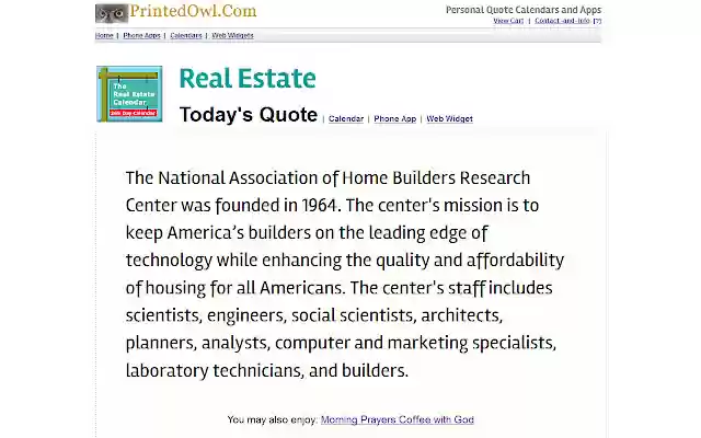 Real Estate Daily Quote from Chrome web store to be run with OffiDocs Chromium online Real Estate Daily Quote from Chrome web store to be run with OffiDocs Chromium online