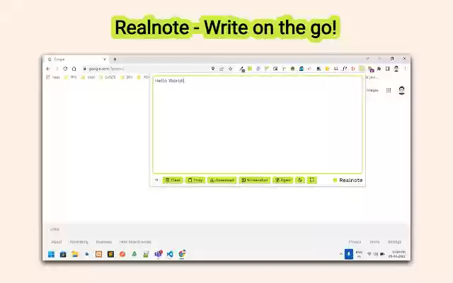 Realnote from Chrome web store to be run with OffiDocs Chromium online Realnote from Chrome web store to be run with OffiDocs Chromium online