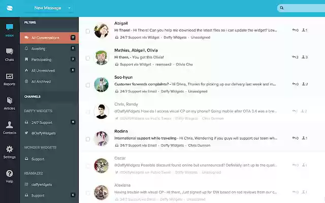 Reamaze  from Chrome web store to be run with OffiDocs Chromium online