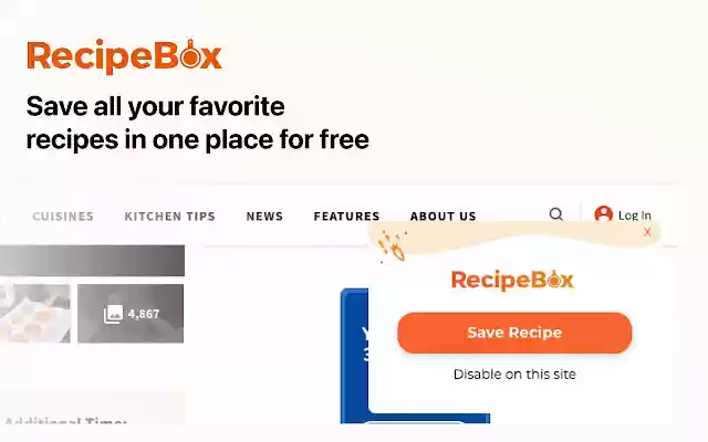 RecipeBox – Save Your Recipes! from Chrome web store to be run with OffiDocs Chromium online RecipeBox – Save Your Recipes! from Chrome web store to be run with OffiDocs Chromium online