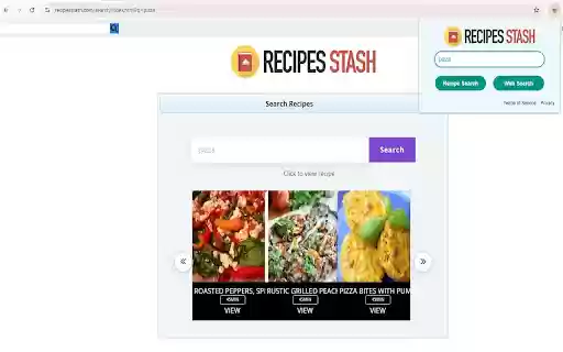Recipes Stash  from Chrome web store to be run with OffiDocs Chromium online