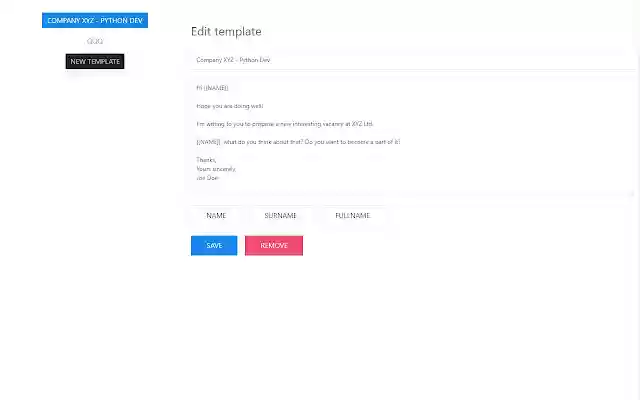 RecruitEx from Chrome web store to be run with OffiDocs Chromium online RecruitEx from Chrome web store to be run with OffiDocs Chromium online