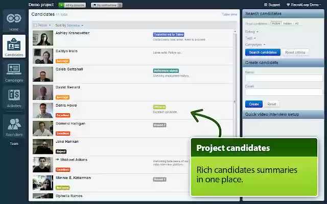 RecruitLoop from Chrome web store to be run with OffiDocs Chromium online RecruitLoop from Chrome web store to be run with OffiDocs Chromium online