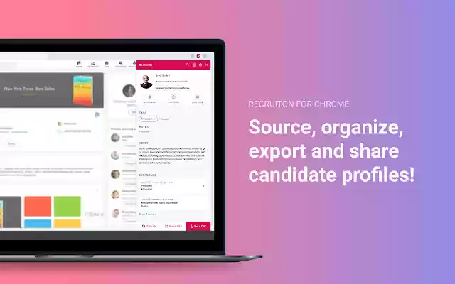 RecruitON  from Chrome web store to be run with OffiDocs Chromium online