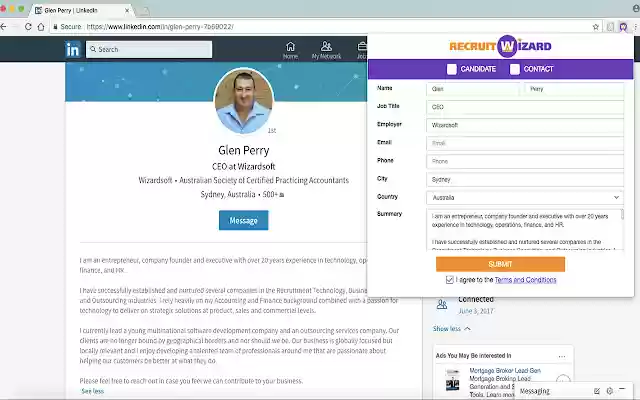 Recruit Wizard from Chrome web store to be run with OffiDocs Chromium online Recruit Wizard from Chrome web store to be run with OffiDocs Chromium online