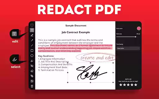 Redact PDF from Chrome web store to be run with OffiDocs Chromium online Redact PDF from Chrome web store to be run with OffiDocs Chromium online