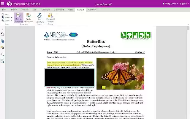 Redact PDF– Foxit Online  from Chrome web store to be run with OffiDocs Chromium online