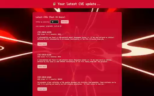 Red Alert: Cyber Alert Dashboard from Chrome web store to be run with OffiDocs Chromium online Red Alert: Cyber Alert Dashboard from Chrome web store to be run with OffiDocs Chromium online
