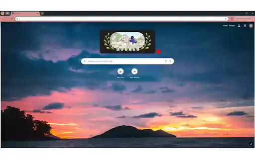 Red and Blue Abstract Painting  from Chrome web store to be run with OffiDocs Chromium online