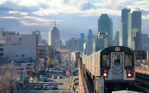 Red and White Train on the Railway  from Chrome web store to be run with OffiDocs Chromium online
