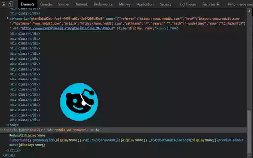 Reddit Ad Remover  from Chrome web store to be run with OffiDocs Chromium online