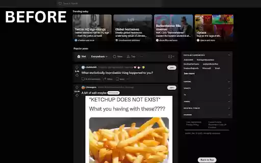 Reddit Blocker  from Chrome web store to be run with OffiDocs Chromium online