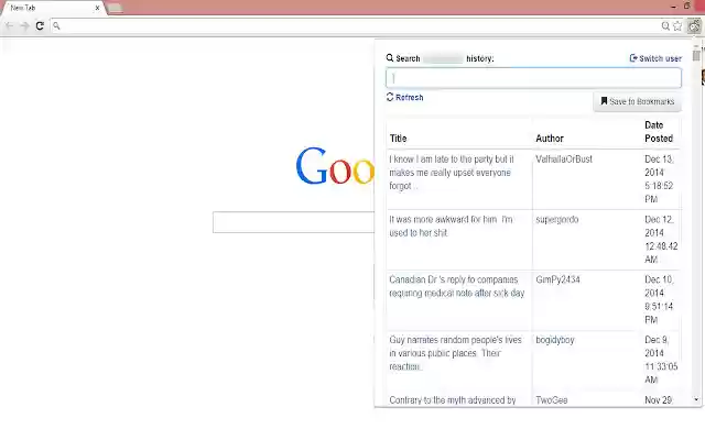 reddit BookMarker  from Chrome web store to be run with OffiDocs Chromium online