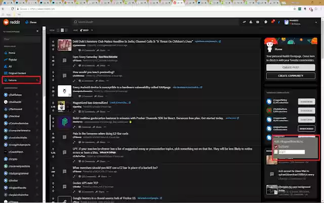 Reddit Custom Feeds from Chrome web store to be run with OffiDocs Chromium online Reddit Custom Feeds from Chrome web store to be run with OffiDocs Chromium online