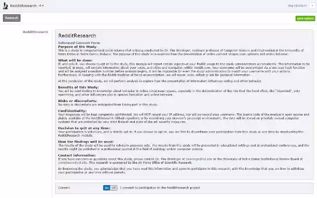 RedditResearch  from Chrome web store to be run with OffiDocs Chromium online