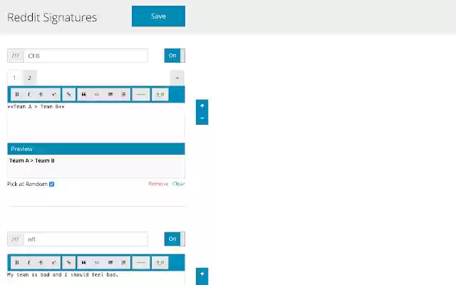 Reddit Signatures from Chrome web store to be run with OffiDocs Chromium online Reddit Signatures from Chrome web store to be run with OffiDocs Chromium online