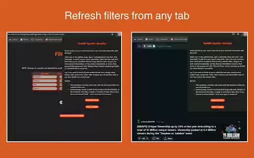 Reddit Spoiler Avoider  from Chrome web store to be run with OffiDocs Chromium online