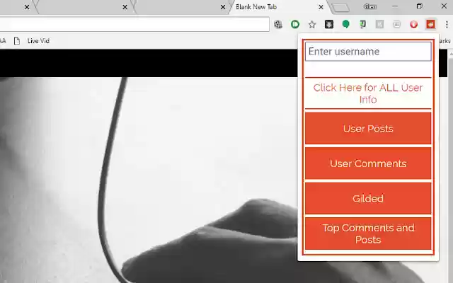 Reddit User Search from Chrome web store to be run with OffiDocs Chromium online Reddit User Search from Chrome web store to be run with OffiDocs Chromium online