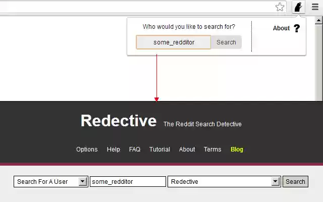 Redective The Reddit Search Detective  from Chrome web store to be run with OffiDocs Chromium online