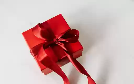 Red gift box  from Chrome web store to be run with OffiDocs Chromium online