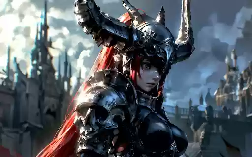 Red Horned Warrior  from Chrome web store to be run with OffiDocs Chromium online