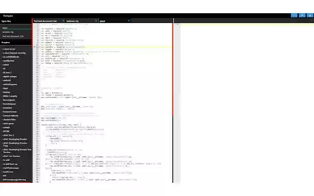 Redigate  from Chrome web store to be run with OffiDocs Chromium online