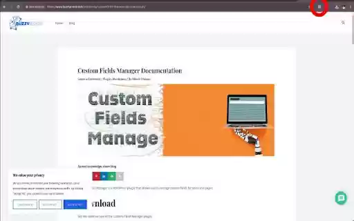 Redirect to WP Post  from Chrome web store to be run with OffiDocs Chromium online