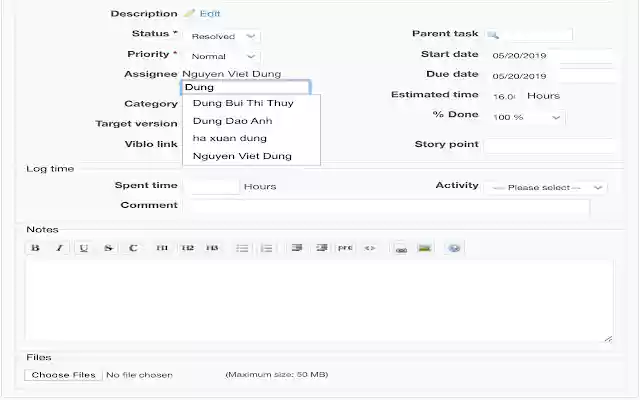 Redmine Tools  from Chrome web store to be run with OffiDocs Chromium online
