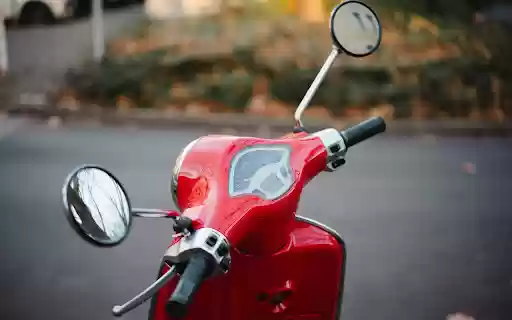 Red motorbike  from Chrome web store to be run with OffiDocs Chromium online