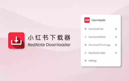 RedNote Downloader  from Chrome web store to be run with OffiDocs Chromium online