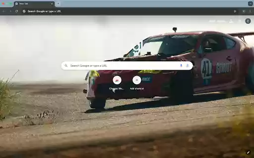 red racing car  from Chrome web store to be run with OffiDocs Chromium online