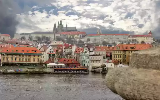 Red tiled buildings  from Chrome web store to be run with OffiDocs Chromium online