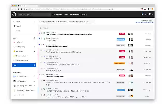 Refined GitHub Notifications from Chrome web store to be run with OffiDocs Chromium online Refined GitHub Notifications from Chrome web store to be run with OffiDocs Chromium online