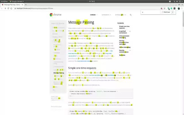 Regex Search Extension  from Chrome web store to be run with OffiDocs Chromium online