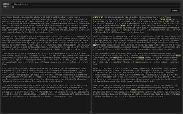 RegX  from Chrome web store to be run with OffiDocs Chromium online