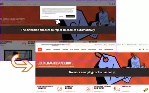 Reject All Cookies  from Chrome web store to be run with OffiDocs Chromium online