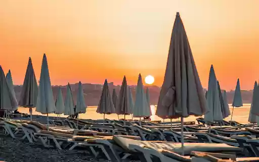 Relaxation area on the beach  from Chrome web store to be run with OffiDocs Chromium online