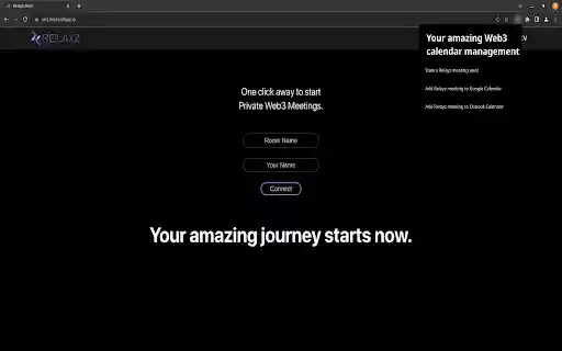 Relayz Meet  from Chrome web store to be run with OffiDocs Chromium online