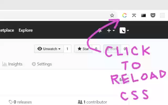 ReloadCSS  from Chrome web store to be run with OffiDocs Chromium online