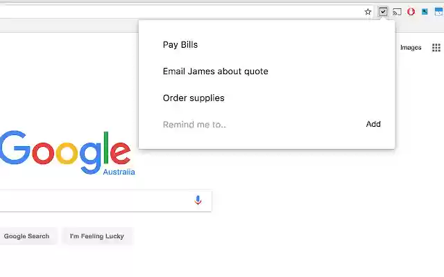 Reminders  from Chrome web store to be run with OffiDocs Chromium online