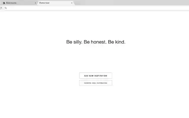 Reminders of Inspiration  from Chrome web store to be run with OffiDocs Chromium online