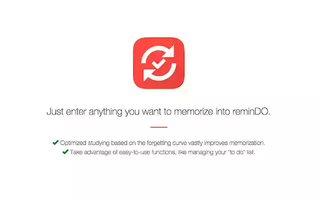 reminDO  from Chrome web store to be run with OffiDocs Chromium online