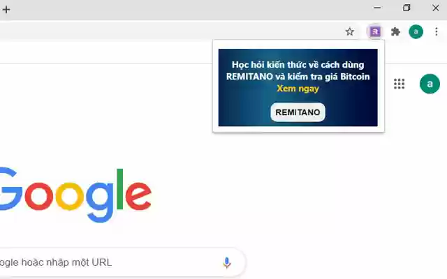 Remitano exchange view  from Chrome web store to be run with OffiDocs Chromium online