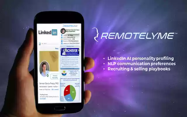 RemotelyMe AI Prospect Profiler  from Chrome web store to be run with OffiDocs Chromium online