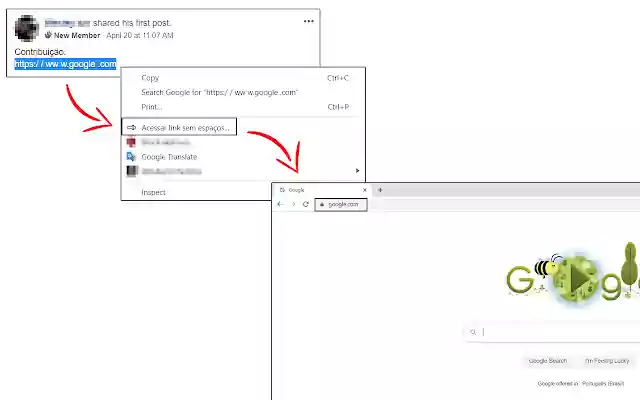 Removedor de Espaços  from Chrome web store to be run with OffiDocs Chromium online