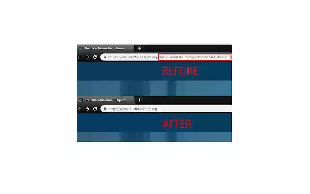 Remove fbclid  from Chrome web store to be run with OffiDocs Chromium online