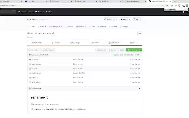 Rename!  from Chrome web store to be run with OffiDocs Chromium online