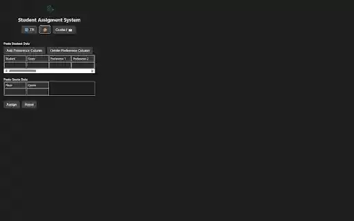 Öğrenci Atama Sistemi  from Chrome web store to be run with OffiDocs Chromium online