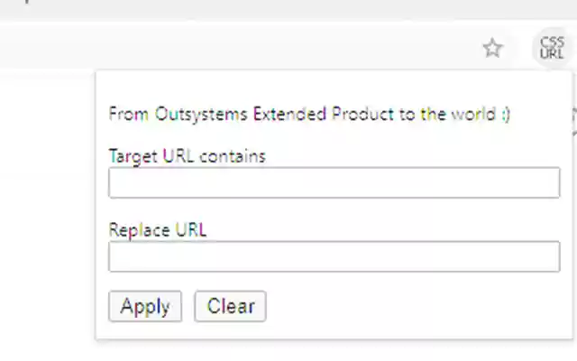 Replace CSS URL  from Chrome web store to be run with OffiDocs Chromium online